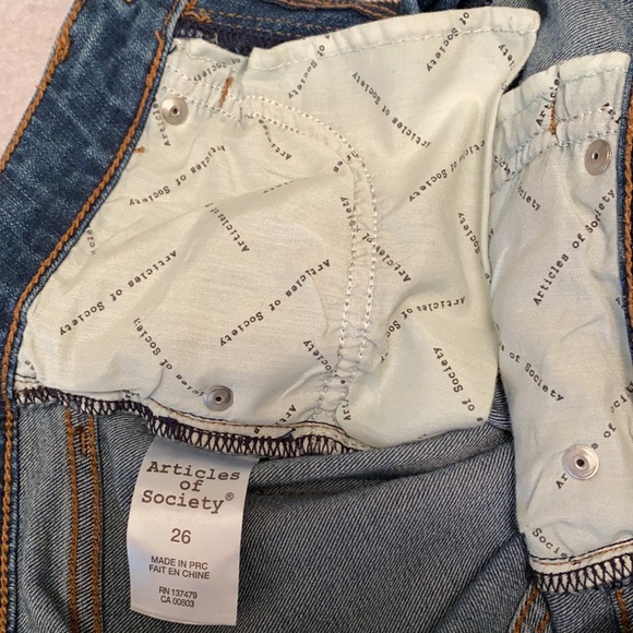 Articles of Society Skinny Jeans Raw Hem - Picture 8 of 12